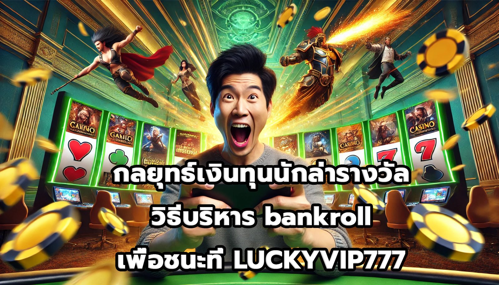กลยุทธ์เงินทุนนักล่ารางวัล วิธีบริหาร bankroll เพื่อชนะที่ LUCKYVIP777-4